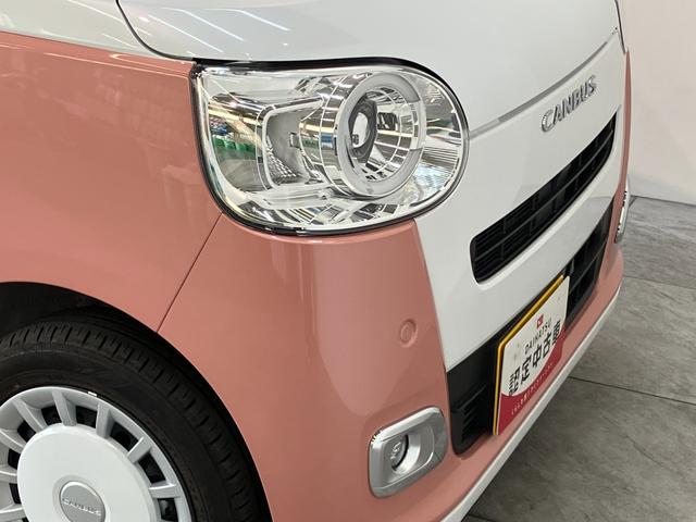 ムーヴキャンバスストライプスＧ　ＣＤステレオ　ドラレコ　両側電動スライドドア衝突被害軽減ブレーキ　コーナーセンサー　バックカメラ（ナビ装着時用）　ＣＤステレオ　ドラレコ　ＥＴＣ　両側電動スライドドア　前席シートヒーター　ＬＥＤ　オートエアコン　スマートキー　エコアイドル（滋賀県）の中古車