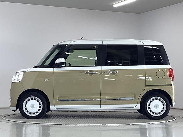 ムーヴキャンバスストライプスGターボ アダプティブクルーズコントロール走行無制限1年保証 両側電動スライドドア アダプティブクルーズコントロール 前後コーナーセンサー 前席シートヒーター ホッとカップホルダー オートマチックハイビーム LEDヘッドライト スマートキー(兵庫県)の中古車