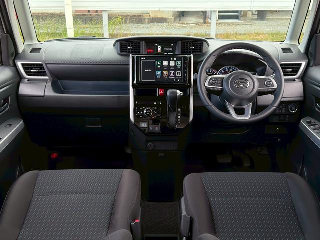 トールカスタムG ターボ 9インチディスプレイオーディオ USB走行無制限1年保証 前後コーナーセンサー 9インチディスプレイオーディオ 両側電動スライドドア アダプティブクルーズコントロール 電子パーキング フルセグTV Bluetooth LEDヘッドライト(兵庫県)の中古車