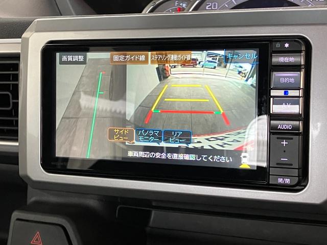 ウェイクＧターボＶＳ　ＳＡ３　フルセグナビ　パノラマカメラ　ドラレコ追突被害軽減ブレーキ　スマアシ３　リヤコーナーセンサー　両側電動スライドドア　ＬＥＤ　スマートキー　フルセグナビ　ＤＶＤ　Ｂｌｕｅｔｏｏｔｈ　ＵＳＢ　パノラマカメラ　ナビ連動前後ドラレコ　ＥＴＣ車載器（滋賀県）の中古車