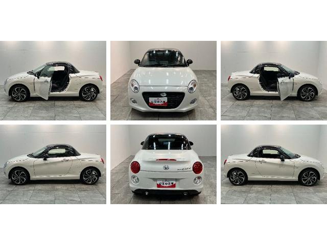 コペンセロ 5MT ターボ フルセグナビ 届出済未使用車電動オープンルーフ リヤコーナセンサー フルセグナビ DVD再生 Bluetooth USB シートヒーター LEDヘッドライト オートライト オートエアコン スマートキー エクスプレイ仕様アルミ(滋賀県)の中古車