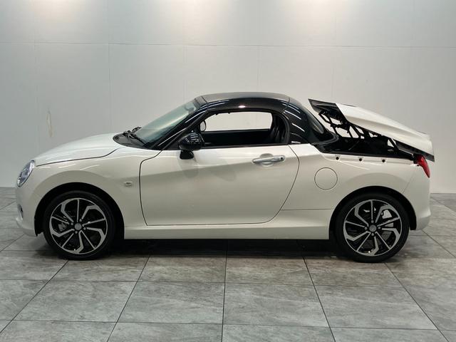 コペンセロ 5MT ターボ フルセグナビ 届出済未使用車電動オープンルーフ リヤコーナセンサー フルセグナビ DVD再生 Bluetooth USB シートヒーター LEDヘッドライト オートライト オートエアコン スマートキー エクスプレイ仕様アルミ(滋賀県)の中古車