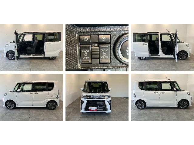 タントカスタムＲＳターボ　ＩＤＬＥレス　フルセグナビ　バックカメラ衝突被害軽減ブレーキ　コーナーセンサー　フルセグナビ　Ｂｌｕｅｔｏｏｔｈ　ＤＶＤ再生　ＵＳＢ　バックカメラ　前後ドラレコ　両側電動スライドドア　前席シートヒーター　ＬＥＤ　オートライト　スマートキー（滋賀県）の中古車