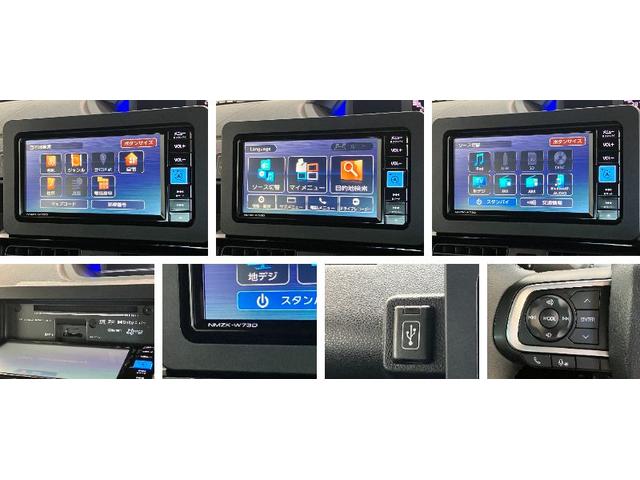 タントカスタムＲＳターボ　ＩＤＬＥレス　フルセグナビ　バックカメラ衝突被害軽減ブレーキ　コーナーセンサー　フルセグナビ　Ｂｌｕｅｔｏｏｔｈ　ＤＶＤ再生　ＵＳＢ　バックカメラ　前後ドラレコ　両側電動スライドドア　前席シートヒーター　ＬＥＤ　オートライト　スマートキー（滋賀県）の中古車
