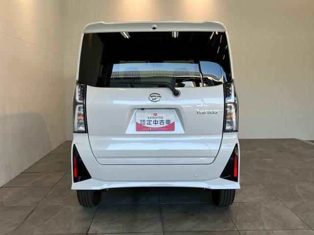 タントカスタムＲＳターボ　ＩＤＬＥレス　フルセグナビ　バックカメラ衝突被害軽減ブレーキ　コーナーセンサー　フルセグナビ　Ｂｌｕｅｔｏｏｔｈ　ＤＶＤ再生　ＵＳＢ　バックカメラ　前後ドラレコ　両側電動スライドドア　前席シートヒーター　ＬＥＤ　オートライト　スマートキー（滋賀県）の中古車