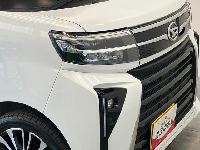 タントカスタムＲＳターボ　ＩＤＬＥレス　フルセグナビ　バックカメラ衝突被害軽減ブレーキ　コーナーセンサー　フルセグナビ　Ｂｌｕｅｔｏｏｔｈ　ＤＶＤ再生　ＵＳＢ　バックカメラ　前後ドラレコ　両側電動スライドドア　前席シートヒーター　ＬＥＤ　オートライト　スマートキー（滋賀県）の中古車