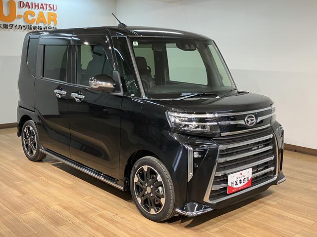 タントカスタムＲＳ　９インチディスプレイオーディオ　ＥＴＣターボ車　９インチディスプレイオーディオ　パノラマモニター　ナビ連動前後ドラレコ　ＥＴＣ　アダプティブクルーズコントロール　オートエアコン　キーフリーシステム　前席シートヒーター　コーナーセンサー（大阪府）の中古車