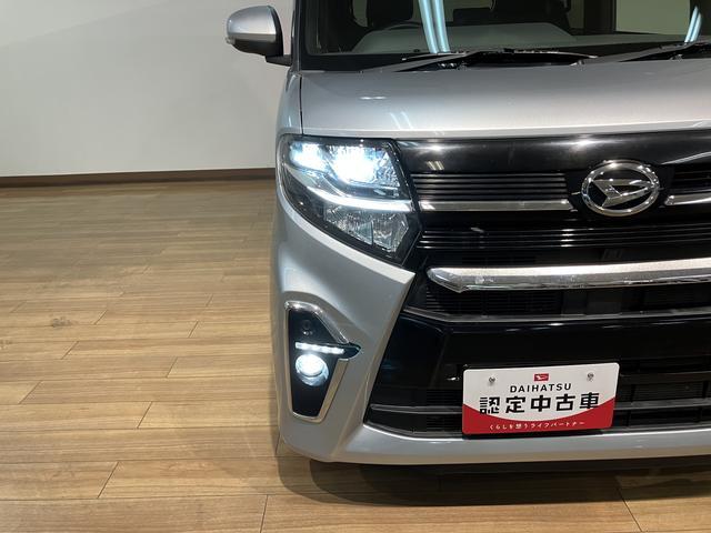 タントカスタムＲＳ　純正７インチナビ　バックカメラ　ＥＴＣターボ車　純正７インチメモリーナビ　ＥＴＣ車載器　アダプティブクルーズコントロール　スマートアシスト　前席シートヒーター　ＬＥＤヘッドライト　ＬＥＤフグランプ　キーフリーシステム　オートエアコン（大阪府）の中古車