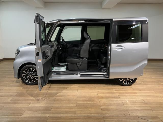 タントカスタムＲＳ　純正７インチナビ　バックカメラ　ＥＴＣターボ車　純正７インチメモリーナビ　ＥＴＣ車載器　アダプティブクルーズコントロール　スマートアシスト　前席シートヒーター　ＬＥＤヘッドライト　ＬＥＤフグランプ　キーフリーシステム　オートエアコン（大阪府）の中古車