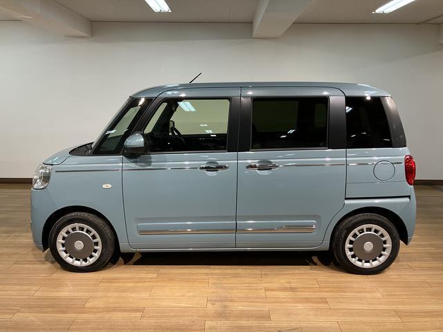 ムーヴキャンバスセオリーＧターボ　元弊社試乗車　両側電動スライドドア元弊社試乗車・両側電動スライドドア・電動パーキングブレーキ・コーナーセンサー・アダプティブクルーズコントロール・ＬＥＤヘッドライト・ＬＥＤフォグランプ・衝突回避支援ブレーキ・誤発進抑制機能（大阪府）の中古車