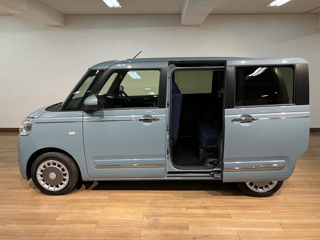 ムーヴキャンバスセオリーＧターボ　元弊社試乗車　両側電動スライドドア元弊社試乗車・両側電動スライドドア・電動パーキングブレーキ・コーナーセンサー・アダプティブクルーズコントロール・ＬＥＤヘッドライト・ＬＥＤフォグランプ・衝突回避支援ブレーキ・誤発進抑制機能（大阪府）の中古車