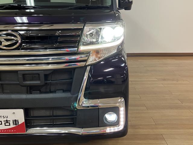 タント 中古車 カスタムＲＳ　トップエディションＳＡＩＩ　ターボ　純正ナビターボエンジン・純正ナビゲーション・バックカメラ・両側電動スライドドア・１５インチアルミホイール・ＬＥＤヘッドライト・エンジンプッシュスタート・衝突回避支援ブレーキ・誤発進抑制機能