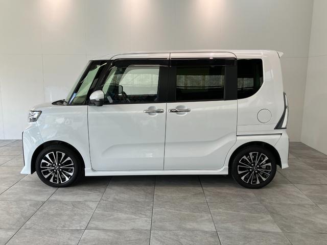 タントカスタムRSリミテッド ターボ 10型ナビ パノラマカメラ衝突被害軽減ブレーキ コーナーセンサー 10型フルセグナビ Bluetooth DVD再生 USB パノラマカメラ 前後ドラレコ 両側電動スライドドア 前席シートヒーター LED レーダークルーズ(滋賀県)の中古車