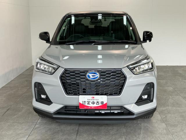 ロッキープレミアムＧ　ＨＥＶ　９型ナビ　バックカメラ　前後ドラレコ追突被害軽減ブレーキ　スマアシ　コーナーセンサー　ＬＥＤ　スマートキー　レーダークルーズコントロール　シートヒーター　９型フルセグナビ　ＤＶＤ　Ｂｌｕｅｔｏｏｔｈ　ＵＳＢ　バックカメラ　前後ドラレコ（滋賀県）の中古車