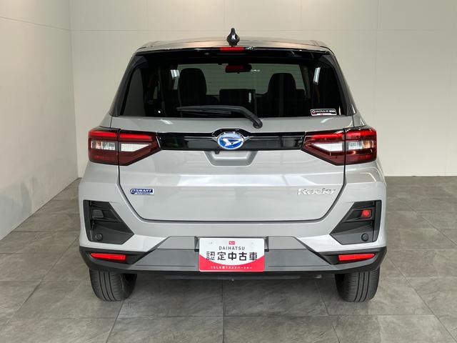 ロッキープレミアムＧ　ＨＥＶ　９型ナビ　バックカメラ　前後ドラレコ追突被害軽減ブレーキ　スマアシ　コーナーセンサー　ＬＥＤ　スマートキー　レーダークルーズコントロール　シートヒーター　９型フルセグナビ　ＤＶＤ　Ｂｌｕｅｔｏｏｔｈ　ＵＳＢ　バックカメラ　前後ドラレコ（滋賀県）の中古車