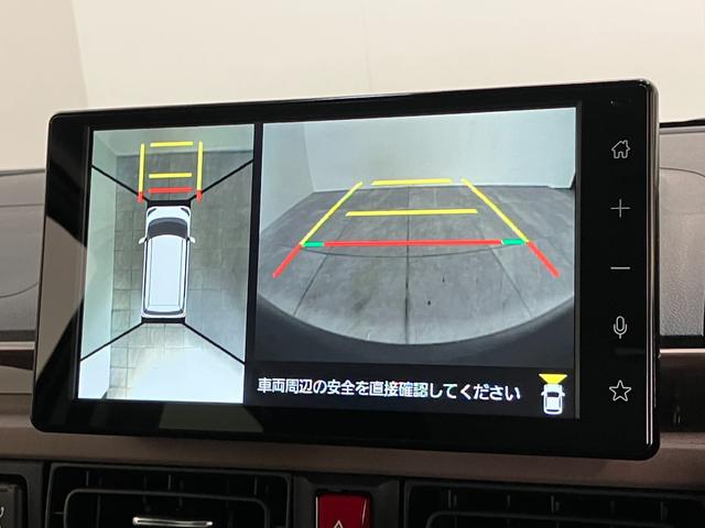 ムーヴキャンバスセオリーＧターボ　９型ディスプレイオーディオ　パノラマカメラ衝突被害軽減ブレーキ　コーナーセンサー　９型ディスプレイオーディオ　フルセグ　Ｂｌｕｅｔｏｏｔｈ　ＵＳＢ　パノラマカメラ　ドラレコ　レーダークルコン　両側パワスラ　前席シートヒーター　駐車支援システム（滋賀県）の中古車