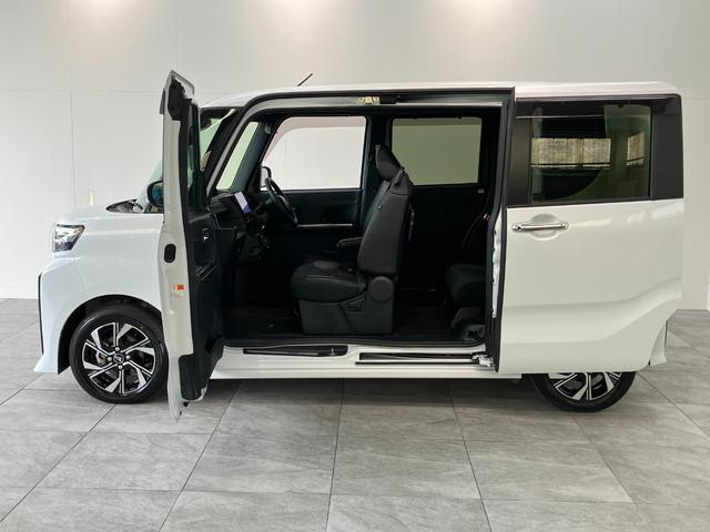 タントカスタムＸ　１０型フルセグナビ　バックカメラ　前後ドラレコ衝突被害軽減ブレーキ　コーナーセンサー　１０型フルセグナビ　Ｂｌｕｅｔｏｏｔｈ　ＵＳＢ　バックカメラ　ドラレコ　両側電動スライドドア　前席シートヒーター　ＬＥＤ　オートエアコン　エコアイドル（滋賀県）の中古車