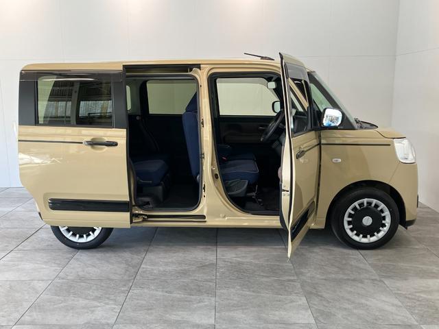 ムーヴキャンバスセオリーＧ　９型ディスプレイオーディオ　フルセグ　Ｂカメラ衝突被害軽減ブレーキ　コーナーセンサー　９型ディスプレイオーディオ　フルセグ　Ｂｌｕｅｔｏｏｔｈ　ＵＳＢ　バックカメラ　両側電動スライドドア　前席シートヒーター　ＬＥＤ　ワイヤレス充電器　エコアイドル（滋賀県）の中古車