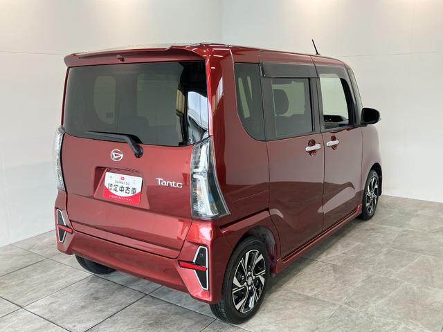 タントウェルカムシートリフトカスタムＲＳ　ターボ　フルセグナビ追突被害軽減ブレーキ　コーナーセンサー　ＬＥＤ　スマートキー　両側電動スライドドア　前席シートヒーター　フルセグナビ　ＤＶＤ　Ｂｌｕｅｔｏｏｔｈ　ＵＳＢ　パノラマカメラ　エコアイドル　前後ドラレコ（滋賀県）の中古車