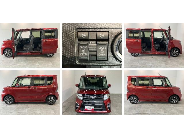 タントウェルカムシートリフトカスタムＲＳ　ターボ　フルセグナビ追突被害軽減ブレーキ　コーナーセンサー　ＬＥＤ　スマートキー　両側電動スライドドア　前席シートヒーター　フルセグナビ　ＤＶＤ　Ｂｌｕｅｔｏｏｔｈ　ＵＳＢ　パノラマカメラ　エコアイドル　前後ドラレコ（滋賀県）の中古車