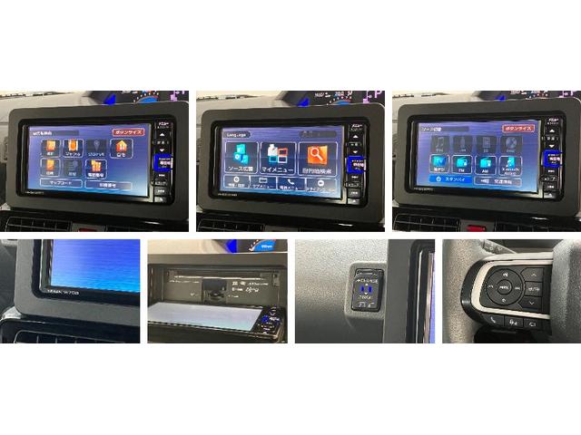 タントウェルカムシートリフトカスタムＲＳ　ターボ　フルセグナビ追突被害軽減ブレーキ　コーナーセンサー　ＬＥＤ　スマートキー　両側電動スライドドア　前席シートヒーター　フルセグナビ　ＤＶＤ　Ｂｌｕｅｔｏｏｔｈ　ＵＳＢ　パノラマカメラ　エコアイドル　前後ドラレコ（滋賀県）の中古車