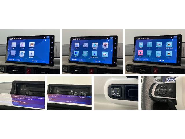 ムーヴキャンバスストライプスＧ　１０型ナビ　Ｐカメラ　駐車支援システム追突被害軽減ブレーキ　コーナーセンサー　ＬＥＤ　スマートキー　両側パワスラ　シートヒーター　Ｂｌｕｅｔｏｏｔｈ　ＵＳＢ　パノラマカメラ　スマートパノラマパーキング　前後車内ドラレコ（滋賀県）の中古車