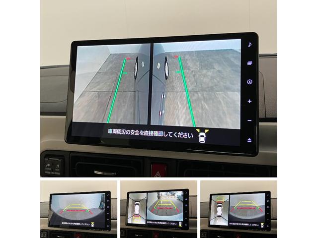 ムーヴキャンバスストライプスＧ　１０型ナビ　Ｐカメラ　駐車支援システム追突被害軽減ブレーキ　コーナーセンサー　ＬＥＤ　スマートキー　両側パワスラ　シートヒーター　Ｂｌｕｅｔｏｏｔｈ　ＵＳＢ　パノラマカメラ　スマートパノラマパーキング　前後車内ドラレコ（滋賀県）の中古車