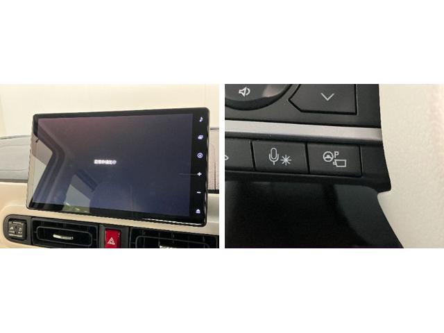 ムーヴキャンバスストライプスＧ　１０型ナビ　Ｐカメラ　駐車支援システム追突被害軽減ブレーキ　コーナーセンサー　ＬＥＤ　スマートキー　両側パワスラ　シートヒーター　Ｂｌｕｅｔｏｏｔｈ　ＵＳＢ　パノラマカメラ　スマートパノラマパーキング　前後車内ドラレコ（滋賀県）の中古車