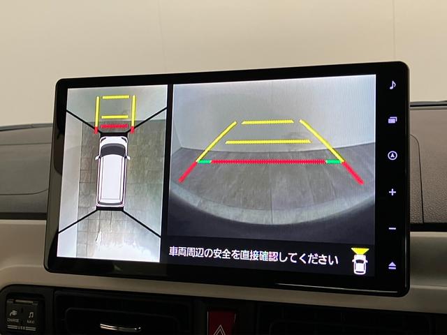 ムーヴキャンバスストライプスＧ　１０型ナビ　Ｐカメラ　駐車支援システム追突被害軽減ブレーキ　コーナーセンサー　ＬＥＤ　スマートキー　両側パワスラ　シートヒーター　Ｂｌｕｅｔｏｏｔｈ　ＵＳＢ　パノラマカメラ　スマートパノラマパーキング　前後車内ドラレコ（滋賀県）の中古車