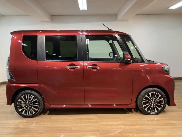 タントカスタムＲＳ　弊社元展示車　バックカメラ対応　ターボスマートアシスト　エコアイドル　バックカメラ対応　両側パワースライドドア　ＬＥＤヘッドライト　ＬＥＤフォグランプ　アルミホイール　キーフリーシステム　プッシュスタート　ステアリングスイッチ　ターボ（大阪府）の中古車