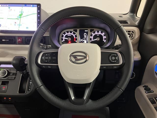 ムーヴキャンバスストライプスＧターボ／新車保証継承／車検整備付／電動ＰＢ新車保証継承　車検整備付　アダプティブクルーズコントロール　レーンキープコントロール　１０インチナビ　バックカメラ　ナビ連動前後ドラレコ　前席シートヒーター　電動パーキングブレーキ　オートＢホールド（大阪府）の中古車