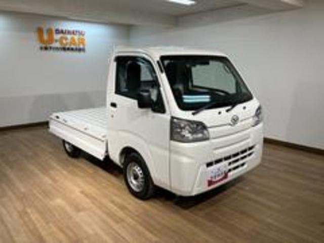 ハイゼットトラックスタンダードＳＡIIIｔ／車検整備付／ＬＥＤヘッドライト／サポカーＳベーシック＋適合　４速オートマチック　新車保証継承　車検整備付　フルセグナビ　ＵＳＢ　リヤセンサー　オートライト　トップシェイドガラス　ＥＴＣ　ＬＥＤヘッドライト　３方開（大阪府）の中古車
