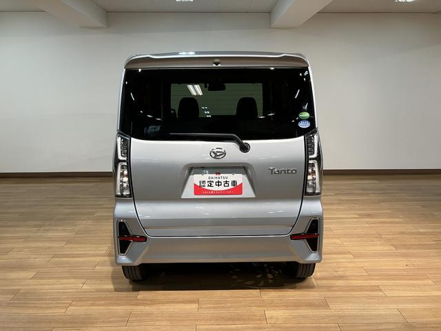 タントカスタムＲＳセレクション／サポカーＳワイド適合／ＡＣＣ装備１年間走行距離無制限　車検整備付　アダプティブクルーズコントロール　レーンキープコントロール　９インチフルセグナビ　パノラマカメラ　ナビ連動前後ドラレコ　両側電動スライドドア　ＥＴＣ　キーフリー（大阪府）の中古車