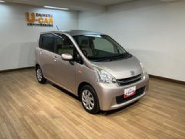 ムーヴＬ／１年保証／車検整備付／ワンセグナビ／キーレス／オートＡＣ１年間走行距離無制限　車検整備付　純正ワンセグナビ　キーレスエントリー　エコアイドル　オートエアコン　ハロゲンヘッドライト　スモークガラス　ベンチシート　１４インチフルホイールキャップ（大阪府）の中古車