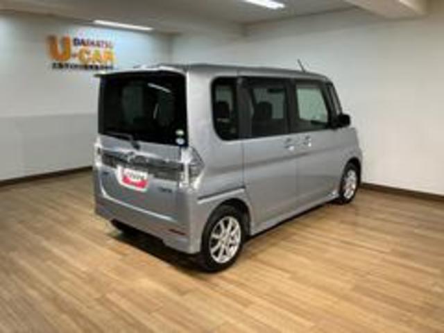 タントカスタムＸ　ＳＡ／サポカーＳベーシック適合／車検整備付１年間走行距離無制限　車検整備付　１ＤＩＮ・ＵＳＢＣＤチューナー　オートエアコン　両側スライドドア左側電動スライドドア　オートライト　キーフリー　１４インチアルミ　ＬＥＤヘッドライト　Ｆフォグ（大阪府）の中古車