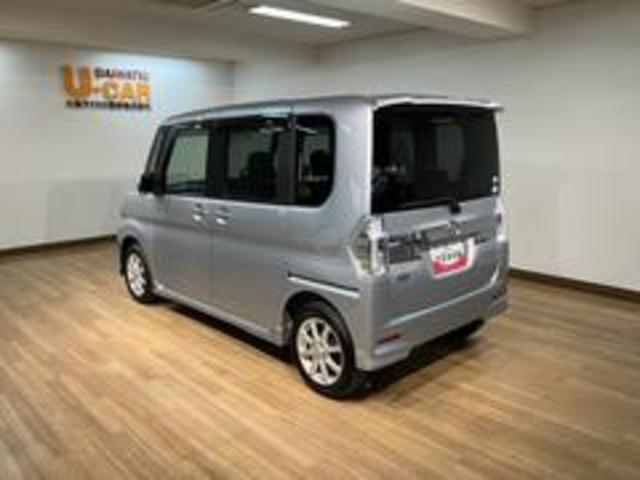 タントカスタムＸ　ＳＡ／サポカーＳベーシック適合／車検整備付１年間走行距離無制限　車検整備付　１ＤＩＮ・ＵＳＢＣＤチューナー　オートエアコン　両側スライドドア左側電動スライドドア　オートライト　キーフリー　１４インチアルミ　ＬＥＤヘッドライト　Ｆフォグ（大阪府）の中古車