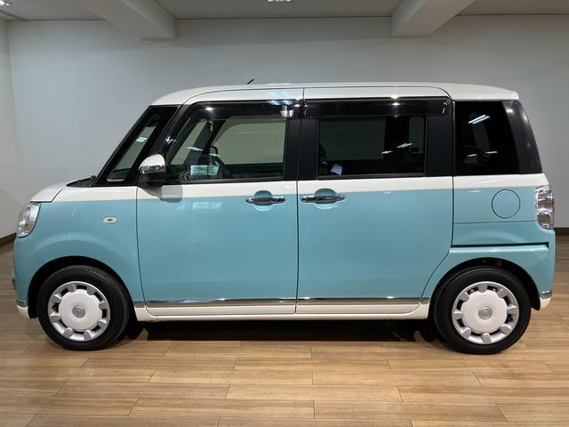 ムーヴキャンバスＧメイクアップＶＳ　ＳＡIII／サポカーＳワイド適合／ナビ／新車保証継承　フルセグナビ　パノラマカメラ　ナビ連動前後ドラレコ　チルトステアリング　運転席シートリフター　キーフリー　両側電動スライドドア　ＬＥＤヘッドライト・フォグ　オートライト（大阪府）の中古車