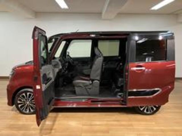 タントカスタムＲＳ／サポカーＳワイド適合／車検整備付／キーフリー車検整備付　オーディオレス車　オートエアコン　アダプティブクルーズコントロール　レーンキープコントロール機能　キーフリー　運転席ロングスライドシート　両側電動スライドドア　前席シートヒーター（大阪府）の中古車