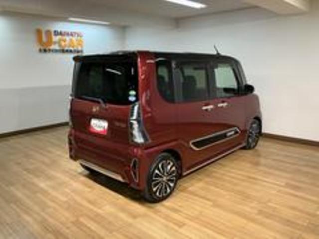 タントカスタムＲＳ／サポカーＳワイド適合／車検整備付／キーフリー車検整備付　オーディオレス車　オートエアコン　アダプティブクルーズコントロール　レーンキープコントロール機能　キーフリー　運転席ロングスライドシート　両側電動スライドドア　前席シートヒーター（大阪府）の中古車