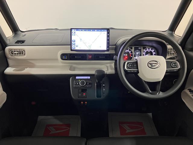 ムーヴキャンバスストライプスＧターボ／サポカーＳワイド適合／電動Ｐブレーキ車検整備付　新車保証継承　１０インチナビ　パノラマカメラ　ナビ連動前後ドラレコ　前席シートヒーター　ＡＣＣ　ＬＫＣ　キーフリー　ＥＴＣ　純正シートカバー　ミニライト１４インチアルミホイール（大阪府）の中古車