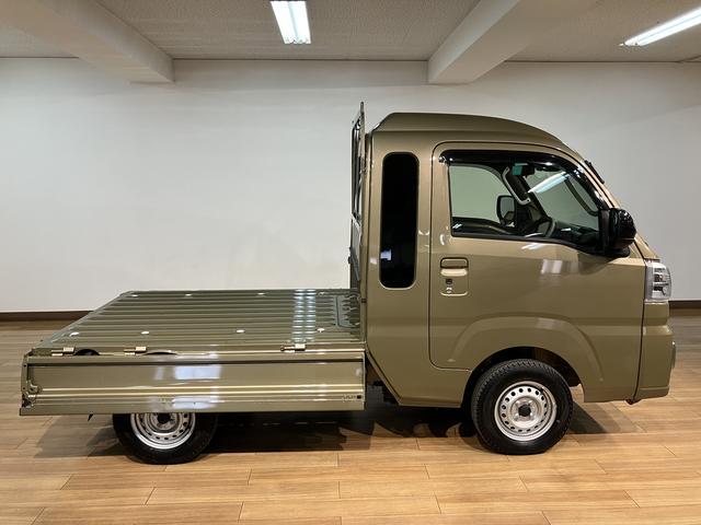 ハイゼットトラックジャンボエクストラ／新車保証継承／前後コーナーセンサー／ＰＷ新車保証継承　４ＷＤ　純正ナビ　バックカメラ　ナビ連動前後ドラレコ　オートライト　ＥＴＣ　電動格納式ドアミラー　キーフリー　デフロック　スマートインナーミラー　前後コーナーセンサー　工具箱　３方開（大阪府）の中古車