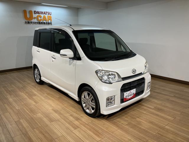 タントエグゼカスタムＲＳ／１年間走行距離無制限保証／車検整備付／ＥＴＣ１年間走行距離無制限保証　車検整備付　フルセグナビ　ＥＴＣ　キーフリー　ＭＯＭＯ社製ステアリング　トップシェイドガラス　１５インチアルミ　ディスチャージヘッドライト　フロントフォグランプ（大阪府）の中古車