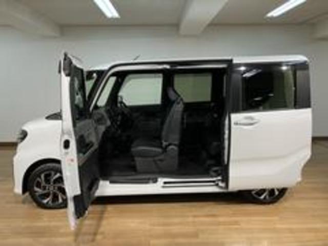 タントカスタムＸセレクション／サポカーＳワイド適合／車検整備付１年間走行距離無制限保証　車検整備付　オーディオレス車　バックカメラ対応　前席シートヒーター　キーフリー　両側電動スライドドア　ＬＥＤヘッドライト　前後コーナーセンサー　１４インチアルミ　オートライト（大阪府）の中古車
