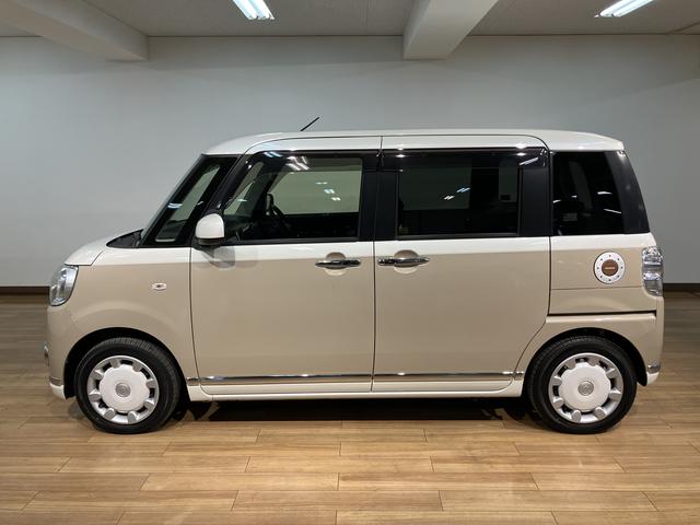 ムーヴキャンバスＧブラックインテリアリミテッド　ＳＡIII／車検整備付／サポカーＳワイド適合　１年間走行距離無制限保証　車検整備付　８インチナビ　パノラマカメラ　ナビ連動前後ドラレコ　ＥＴＣ　ＴＶコン　オートライト　オートハイビーム　両側パワースライドドア　キーフリー（大阪府）の中古車