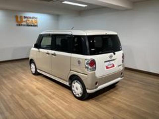ムーヴキャンバスＧブラックインテリアリミテッド　ＳＡIII／車検整備付／サポカーＳワイド適合　１年間走行距離無制限保証　車検整備付　８インチナビ　パノラマカメラ　ナビ連動前後ドラレコ　ＥＴＣ　ＴＶコン　オートライト　オートハイビーム　両側パワースライドドア　キーフリー（大阪府）の中古車