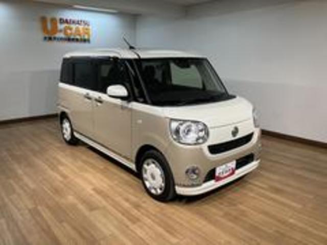 ムーヴキャンバスＧブラックインテリアリミテッド　ＳＡIII／車検整備付／サポカーＳワイド適合　１年間走行距離無制限保証　車検整備付　８インチナビ　パノラマカメラ　ナビ連動前後ドラレコ　ＥＴＣ　ＴＶコン　オートライト　オートハイビーム　両側パワースライドドア　キーフリー（大阪府）の中古車