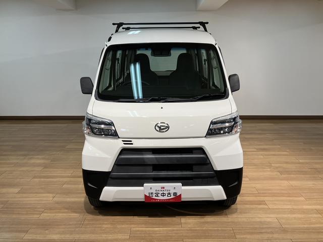 ハイゼットカーゴスペシャルSAIII/サポカーSワイド適合/新車保証継承/新車保証継承 車検整備付 ルーフキャリア USB/CDチューナー オートライト オートハイビーム エコアイドル ETC オーバーヘッドシェルフ トップシェイドガラス LEDヘッドライト(大阪府)の中古車