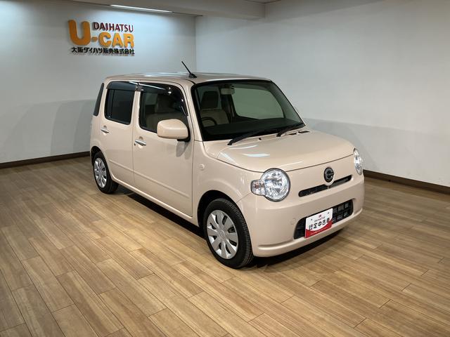 ミラココアココアＬ／１年間走行距離無制限保証／車検整備付／認定中古車１年間走行距離無制限保証　車検整備付　ＡＵＸ端子付ＣＤステレオ　アイドリングストップ機能　キーレスエントリー　チルトステアリング　運転席シートリフター　１４インチフルホイールキャップ　ハロゲンヘッド（大阪府）の中古車