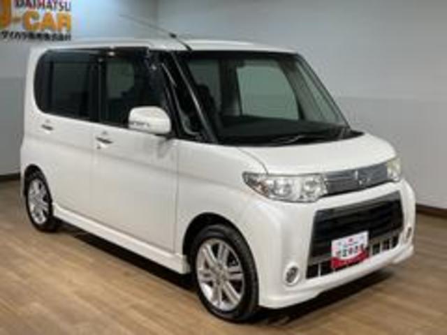 タントカスタムRS/1年保証/ナビ/バックカメラ/ETC/キーフリ1年間走行距離無制限保証 車検整備付 フルセグナビ バックカメラ ETC オートエアコン MOMO社製革巻きステアリング キーフリー 左側パワースライドドア トップシェイドガラス 15インチアルミ(大阪府)の中古車