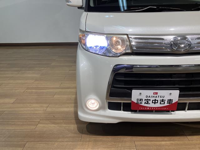 タントカスタムRS/1年保証/ナビ/バックカメラ/ETC/キーフリ1年間走行距離無制限保証 車検整備付 フルセグナビ バックカメラ ETC オートエアコン MOMO社製革巻きステアリング キーフリー 左側パワースライドドア トップシェイドガラス 15インチアルミ(大阪府)の中古車